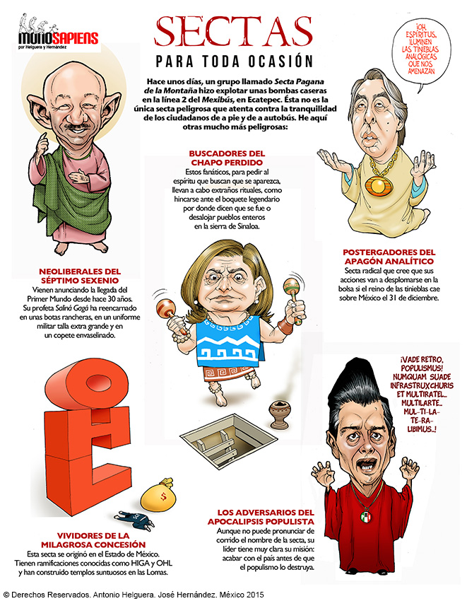 Sectas para toda ocasión. Domingo 8 de noviembre de 2015